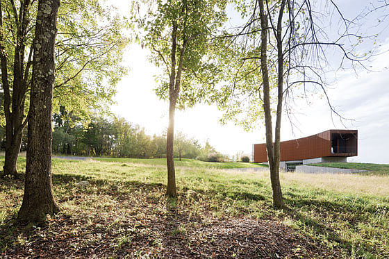 guesthouse - Swiss-based HHF Architects recent collaboration with Ai Weiwei' for two Columbia County art collectors Photo- Iwan Baan 