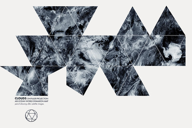 Runner-Up: Clouds Dymaxion Map, Anne-Gaelle Amiot, France