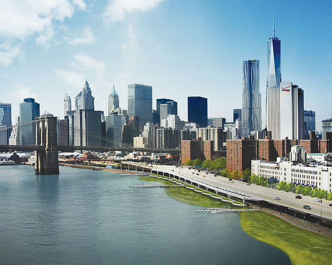The East River Blueway Plan; New York, NY. Image courtesy of WXY architecture + urban design