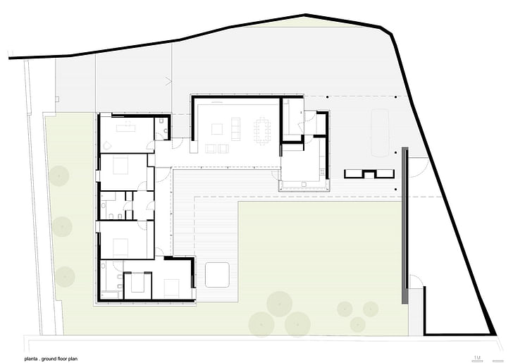 Project floor plan. Image: Arquitectos Matos