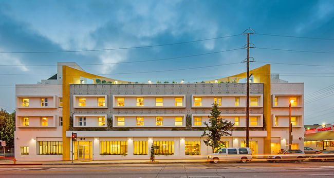City of Los Angeles Green Building Award: Step Up on Vine. Architect: EGAN | SIMON architecture. Photo Credit: Adam Latham – Latham Architectural Photography 