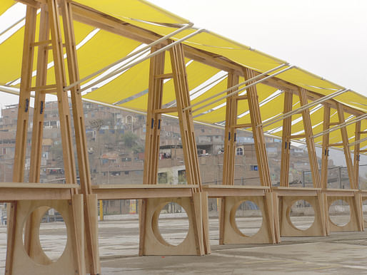 Sobremesas, 13th Ibero-American Biennial of Architecture and Urbanism, Lima, Peru, 2024. Image credit: Ivan Salinero