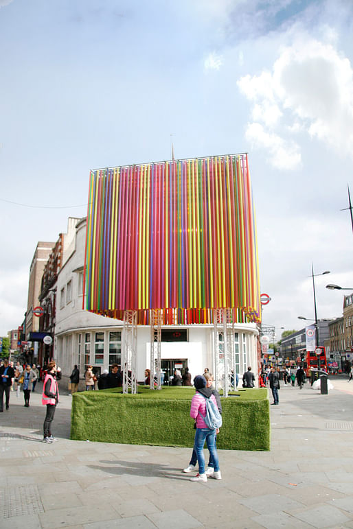 Camden Town Pavilion by KSR Architects at the first Camden Create Festival. Photo: KSR Architects