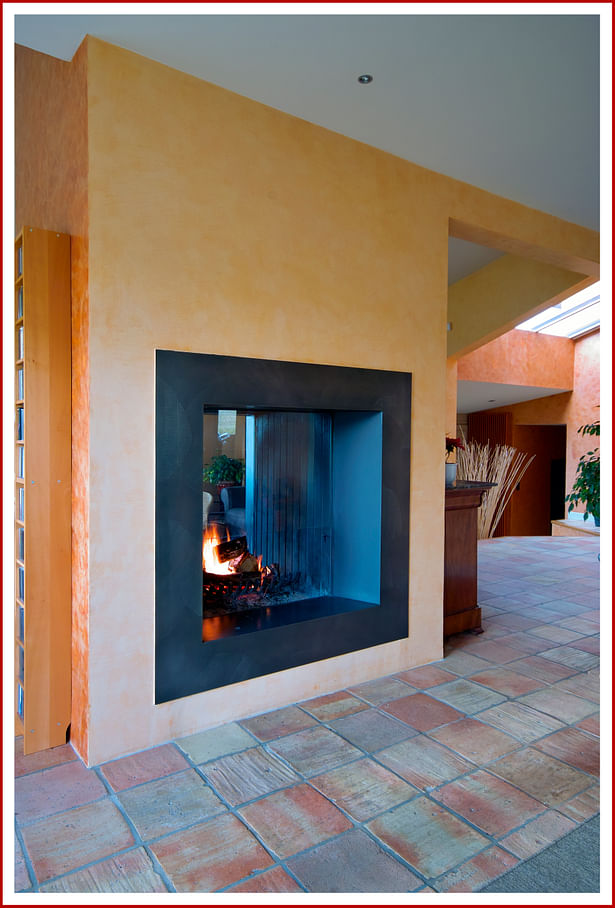 Bloch Design double sided fireplace 3