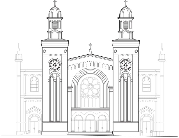 Existing Entry Elevation