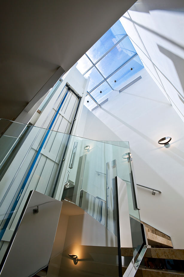 Skylight Atrium with elevator