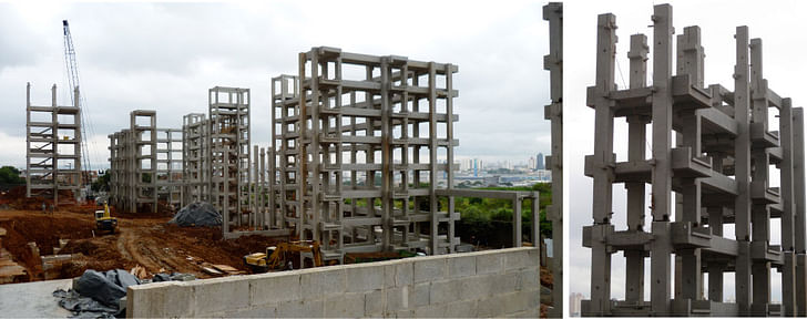 Pre-fabricated Housing Structure in Heliopolis Favela, Sao Paulo (Brazil)