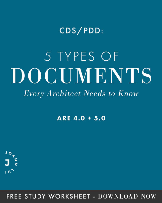 CDS/PDD: 5 Types Of Documents Every Architect Needs To Know