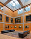 Yale Center for British Art, Library Court following reinstallation, photograph by Michael Marsland.