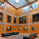 Yale Center for British Art, Library Court following reinstallation, photograph by Michael Marsland.