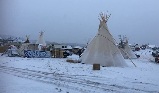 Volunteered at camp school, Standing Rock via David Curtis