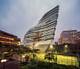 World Architecture Festival Awards 2014 shortlist - Higher Education And Research category: Jockey Club Innovation Tower by Zaha Hadid Architects from United Kingdom. Photo courtesy of World Architecture Festival Awards 2014