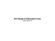 A/C Design Project Portfolio - 2009-2012