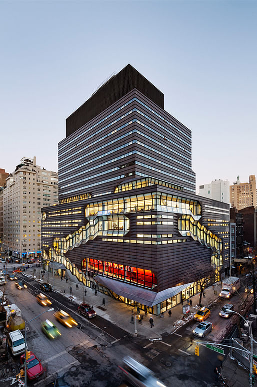 University Center – The New School; New York City by Skidmore, Owings & Merrill LLP. Photo © James Ewing