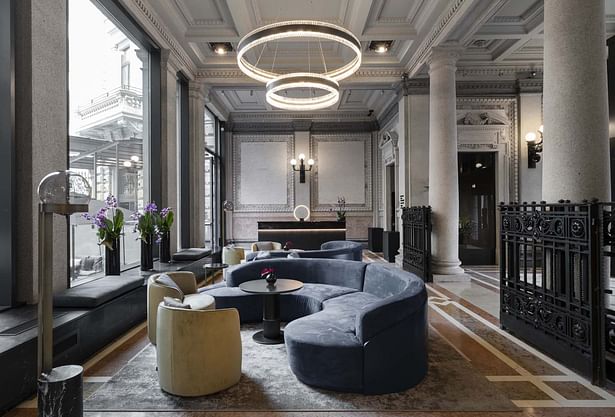 Radisson Collection Hotel, Palazzo Touring Club Milano. Project Studio Marco Piva, photo credit Andrea Martiradonna