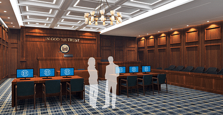 Design proposal of a ceremonial courtroom