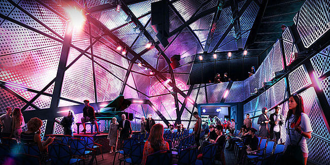 Performance Hall in the National Sawdust / Original Music Workshop venue in Brooklyn, NY. Image: Bureau V.