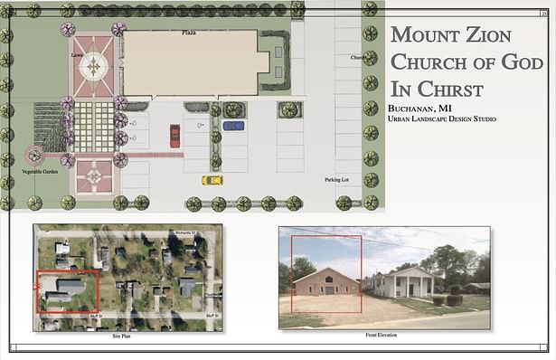 Mount Zion Church of God Landscaping Design
