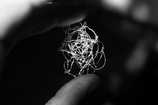 NF1. Wire Sculpture by Emma McNally, who will be exhibiting at the 'Abstract Drawing' exhibition in London's Drawing Room starting February 2014. Photo from EmmaMcNally1 on flickr.