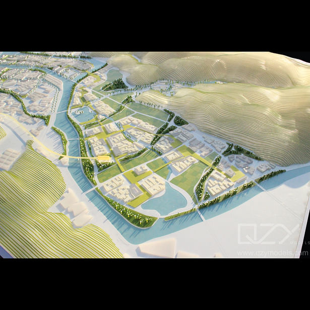 Ningbo Yinzhou River Urban Renewal Plan Model