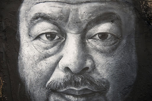 Ai Weiwei portrait. Image via thierry ehrmann/flickr.