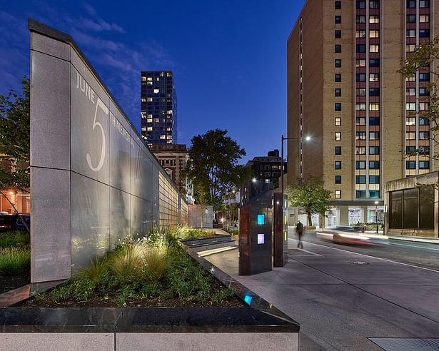The June 5th Memorial in Philadelphia has received a High Honor Award at the AIA Westchester Hudson Valley (AIA WHV) 2019 Design Awards