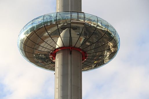 Brighton i360. Photo courtesy Wikimedia Commons user Christine Matthews (CC BY-SA 2.0)