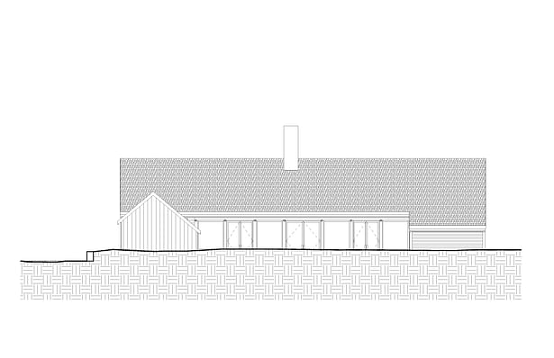 South Elevation (with Garage)