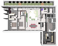 Transformation of an last level office into a Penthouse