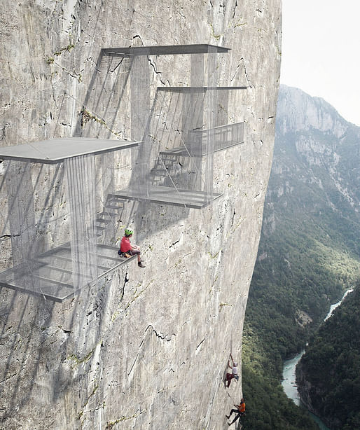 Verdon Balconies. All renderings via Christophe Benichou Architectures