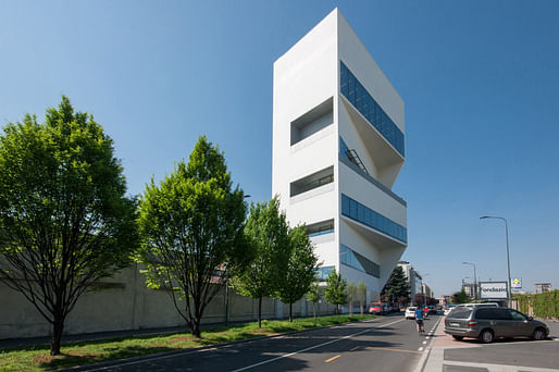 The Fondazione Prada Tower in Milan by Rem Koolhaas Oma / Inexhibit magazine