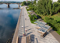 PROMENADE WITH AMPHITHEATER AND ART OBJECT - Part of 1st stage of Yenisei embankment improvement / 2019
