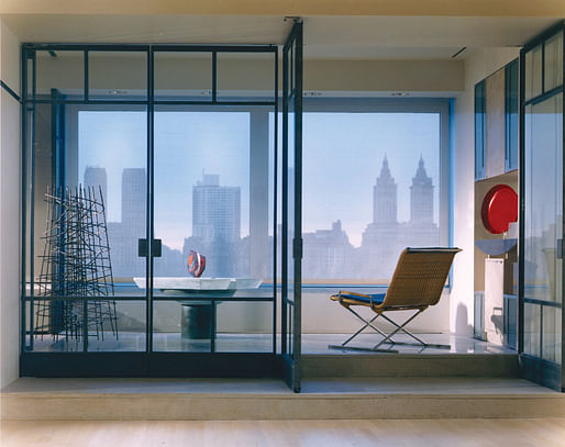 Art Collector's Apartment in NYC. Image courtesy of PKSB