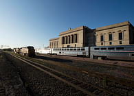 After 40 years vacant, a historic train station tells stories in a surprising new way