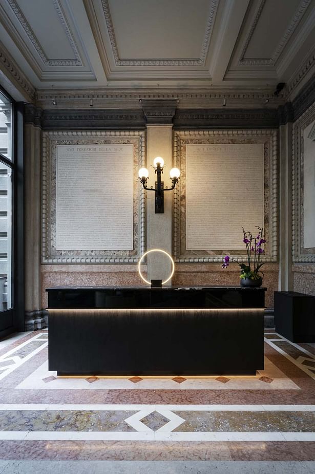 Radisson Collection Hotel, Palazzo Touring Club Milano. Project Studio Marco Piva, photo credit Andrea Martiradonna