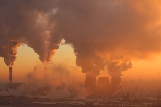 A massive oil refinery in Corpus Christi, Texas. (Photo: Shutterstock) Courtesy of the  Sam Fox School of Design & Visual Arts 