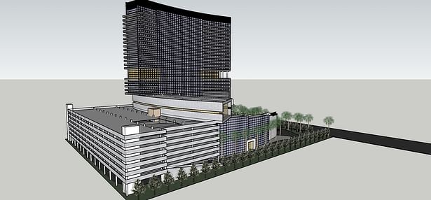 Hotel and Casino Sketch-up model