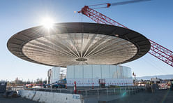 Apple's new spaceship campus is taking shape