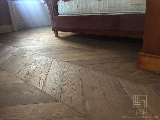 Chocolate - engineered wood chevron parquet | Unique Bespoke Wood