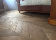 Chocolate - engineered wood chevron parquet flooring
