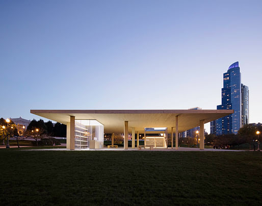 Ultramoderne's 2015 CAB Lakefront Kiosk Pavilion (via ultramoderne.net)