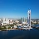 Rendering of Miami's proposed SkyRise tourist tower. (Image via skyrisemiami.com)