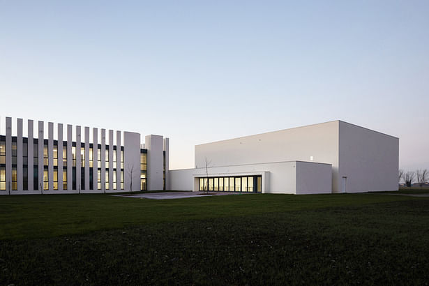 the refectory and the external patio