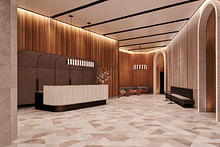 Take a look inside Woods Bagot's lobby design for The Brooklyn Tower