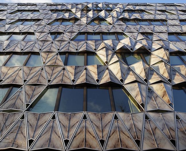 Origami Office Building in Paris, France, 2011. Photo | Vincent Fillon