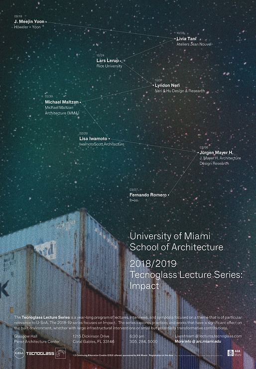 Poster courtesy of University of Miami School of Architecture.