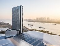 Morphosis-designed conference center along Yangtze River opens in Nanjing Jiangbei New District, China