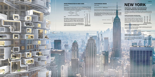 Honorable Mention: New York Customized Edition Skyscraper by Taiming Chen, Zhendong Long (United States)