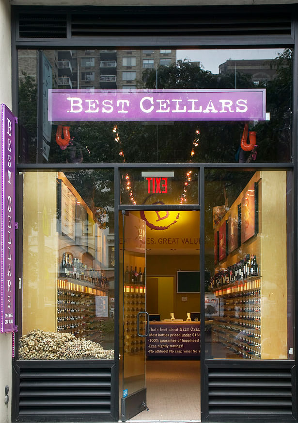 An existing retail wine shop in New York City, Best Cellars is known for the simplicity of how it organizes its wines for the ease of the customer.