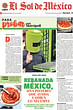 Periódico EL SOL DE MÉXICO - ARQUIMANÍACO -Rebanada México - FRANCISCO CHARQUEÑO​
